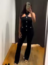 Sleeveless Backless 2-Piece Set